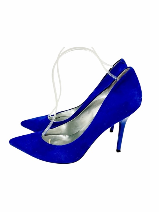 Guess Shoes - Guess Royal Bleu Suede Pointed Toe Stiletto Heels Size 9/5 M